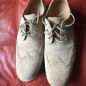 Cole Haan Wing Tip Suede Shoes